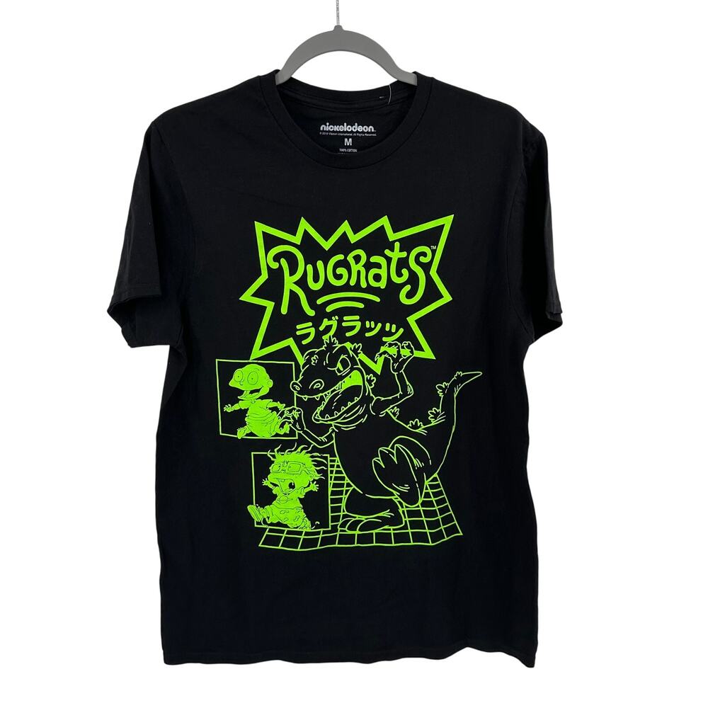 Nickelodeon Raptor Rugrats Graphic Tee in black Size M NWOT